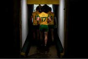 2 February 2019; Leo McLoone and his Donegal team-mates return to the pitch for the second half of the Allianz Football League Division 2 Round 2 match between Donegal and Meath at MacCumhaill Park in Ballybofey, Donegal. Photo by Stephen McCarthy/Sportsfile