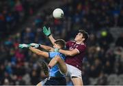 2 February 2019; Barry McHugh of Galway in action against Michael Fitzsimons of Dublin during the Allianz Football League Division 1 Round 2 match between Dublin and Galway at Croke Park in Dublin. Photo by Harry Murphy/Sportsfile