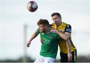 2 February 2019; Darragh Rainsford of Cork City in action against Joe Manley of Longford Town during a Pre-Season Friendly between Cork City and Longford Town in Mayfield United, Mayfield, Cork. Photo by Eóin Noonan/Sportsfile