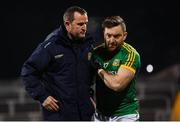 2 February 2019; Meath manager Andy McEntee and Michael Burke of Meath during the Allianz Football League Division 2 Round 2 match between Donegal and Meath at MacCumhaill Park in Ballybofey, Donegal. Photo by Stephen McCarthy/Sportsfile