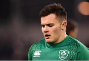 2 February 2019; Jacob Stockdale of Ireland following the Guinness Six Nations Rugby Championship match between Ireland and England in the Aviva Stadium in Dublin. Photo by Ramsey Cardy/Sportsfile
