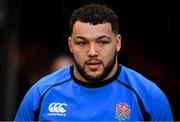 2 February 2019; Ellis Genge of England ahead of the Guinness Six Nations Rugby Championship match between Ireland and England in the Aviva Stadium in Dublin. Photo by Ramsey Cardy/Sportsfile