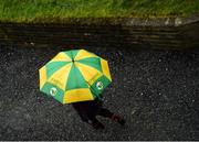 3 February 2019; A Kerry supporter arrives prior to the Allianz Football League Division 1 Round 2 match between Cavan and Kerry at Kingspan Breffni in Cavan. Photo by Stephen McCarthy/Sportsfile
