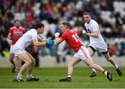 3 February 2019; Micheal Hurley of Cork in action against Mark Dempsey of Kildare during the Allianz Football League Division 2 Round 2 match between Cork and Kildare at Páirc Uí Chaoimh in Cork. Photo by Eóin Noonan/Sportsfile