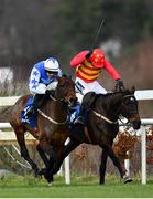 3 February 2019; Klassical Dream, with Ruby Walsh up, right, beats second placed Aramon, with Paul Townend up, to the finish post to win the Chanelle Pharma Novice Hurdle during Day Two of the Dublin Racing Festival at Leopardstown Racecourse in Dublin. Photo by Ramsey Cardy/Sportsfile