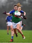 3 February 2019; Niamh Kelly of Mayo in action against Cora Maher of Tipperary during the Lidl Ladies Football National League Division 1 Round 1 match between Mayo and Tipperary at Swinford Amenity Park in Swinford, Co. Mayo. Photo by Sam Barnes/Sportsfile