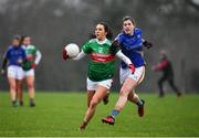 3 February 2019; Niamh Kelly of Mayo in action against Cora Maher of Tipperary during the Lidl Ladies Football National League Division 1 Round 1 match between Mayo and Tipperary at Swinford Amenity Park in Swinford, Co. Mayo. Photo by Sam Barnes/Sportsfile