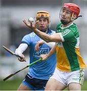 3 February 2019; Niall Houlihan of Offaly in action against Eamon Dillon of Dublin during the Allianz Hurling League Division 1B Round 2 match between Offaly and Dublin at Bord Na Mona O'Connor Park in Tullamore, Co. Offaly. Photo by David Fitzgerald/Sportsfile
