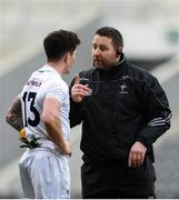 3 February 2019; Kildare manager Cian O'Neill speaking with David Slattery of Kildare following the Allianz Football League Division 2 Round 2 match between Cork and Kildare at Páirc Uí Chaoimh in Cork. Photo by Eóin Noonan/Sportsfile