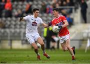 3 February 2019; Conor Dennehy of Cork in action against Mick O'Grady of Kildare during the Allianz Football League Division 2 Round 2 match between Cork and Kildare at Páirc Uí Chaoimh in Cork. Photo by Eóin Noonan/Sportsfile