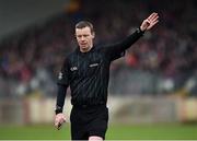 3 February 2019; Referee Joe McQuillan  during the Allianz Football League Division 1 Round 2 match between Tyrone and Mayo at Healy Park in Omagh, Tyrone. Photo by Oliver McVeigh/Sportsfile