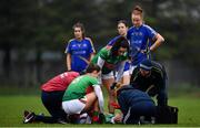 3 February 2019; Ciara McManamon of Mayo receives treatment following an injury during the Lidl Ladies Football National League Division 1 Round 1 match between Mayo and Tipperary at Swinford Amenity Park in Swinford, Co. Mayo. Photo by Sam Barnes/Sportsfile