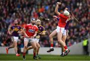 3 February 2019; Tim O'Mahony of Cork in action against Liam Og Mcgovern of Wexford during the Allianz Hurling League Division 1A Round 2 match between Cork and Wexford at Páirc Uí Chaoimh in Cork. Photo by Eóin Noonan/Sportsfile