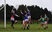 3 February 2019; Aishling Moloney and Ava Fennessy of Tipperary contest a hight ball against Laura Brennan of Mayo during the Lidl Ladies Football National League Division 1 Round 1 match between Mayo and Tipperary at Swinford Amenity Park in Swinford, Co. Mayo. Photo by Sam Barnes/Sportsfile