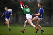 3 February 2019; Aishling Moloney of Tipperary in action against Nicola O'Malley of Mayo during the Lidl Ladies Football National League Division 1 Round 1 match between Mayo and Tipperary at Swinford Amenity Park in Swinford, Co. Mayo. Photo by Sam Barnes/Sportsfile