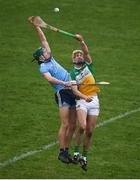 3 February 2019; Colin Egan of Offaly in action against Chris Crummey of Dublin during the Allianz Hurling League Division 1B Round 2 match between Offaly and Dublin at Bord Na Mona O'Connor Park in Tullamore, Co. Offaly. Photo by David Fitzgerald/Sportsfile