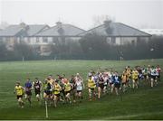3 February 2019; A general view of runners during the Irish Life Health National Intermediate, Master, Juvenile B & Relays Cross Country at Dundalk IT in Dundalk, Co. Louth Photo by Harry Murphy/Sportsfile