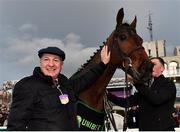 3 February 2019; Owner Graham Wylie celebrates after sending out Bellshill to win the Unibet Irish Gold Cup during Day Two of the Dublin Racing Festival at Leopardstown Racecourse in Dublin. Photo by Seb Daly/Sportsfile