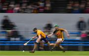 3 February 2019; Colm Galvin of Clare in action against Tommy Walsh of Kilkenny during the Allianz Hurling League Division 1A Round 2 match between Clare and Kilkenny at Cusack Park in Ennis, Co. Clare. Photo by Brendan Moran/Sportsfile