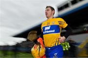 3 February 2019; Colm Galvin of Clare runs onto the pitch prior to the Allianz Hurling League Division 1A Round 2 match between Clare and Kilkenny at Cusack Park in Ennis, Co. Clare. Photo by Brendan Moran/Sportsfile
