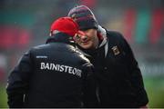 3 February 2019; Mayo manager James Horan, right, and Tyrone manager Mickey Harte shake hands after the Allianz Football League Division 1 Round 2 match between Tyrone and Mayo at Healy Park in Omagh, Tyrone. Photo by Oliver McVeigh/Sportsfile