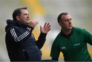 3 February 2019; Wexford manager Davy Fitzgerald looks on alongside linesman Alan Kelly during the Allianz Hurling League Division 1A Round 2 match between Cork and Wexford at Páirc Uí Chaoimh in Cork. Photo by Eóin Noonan/Sportsfile