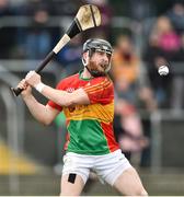 3 February 2019; Richard Coady of Carlow during the Allianz Hurling League Division 1B Round 2 match between Carlow and Galway at Netwatch Cullen Park in Carlow. Photo by Matt Browne/Sportsfile
