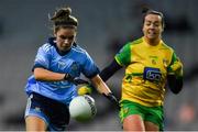 2 February 2019; Kate Sullivan of Dublin in action against Nicole McLaughlin of Donegal during the Lidl Ladies NFL Division 1 Round 1 match between Dublin and Donegal at Croke Park in Dublin. Photo by Piaras Ó Mídheach/Sportsfile