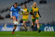 2 February 2019; Aoife Kane of Dublin in action against Treasa Doherty of Donegal during the Lidl Ladies NFL Division 1 Round 1 match between Dublin and Donegal at Croke Park in Dublin. Photo by Piaras Ó Mídheach/Sportsfile