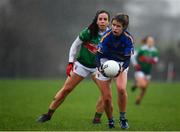 3 February 2019; Laura Dillon of Tipperary in action against Noirin Moran of Mayo during the Lidl Ladies Football National League Division 1 Round 1 match between Mayo and Tipperary at Swinford Amenity Park in Swinford, Co. Mayo. Photo by Sam Barnes/Sportsfile