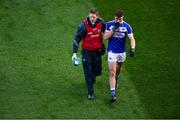 2 February 2019; Seán Byrne of Laois leaves the field after picking up an injury in the opening moments of the first half during the Allianz Football League Division 3 Round 2 match between Laois and Louth at Croke Park in Dublin. Photo by Piaras Ó Mídheach/Sportsfile