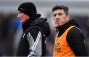 3 February 2019; Kilkenny selector Derek Lyng, right, with manager Brian Cody  during the Allianz Hurling League Division 1A Round 2 match between Clare and Kilkenny at Cusack Park in Ennis, Co. Clare. Photo by Brendan Moran/Sportsfile
