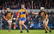 3 February 2019; Peter Duggan of Clare in action against Padraig Walsh of Kilkenny during the Allianz Hurling League Division 1A Round 2 match between Clare and Kilkenny at Cusack Park in Ennis, Co. Clare. Photo by Brendan Moran/Sportsfile