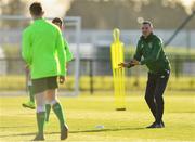 4 February 2019; Assistant manager Jim Crawford during a Republic of Ireland U21 training session at the FAI National Training Centre in Abbotstown, Dublin. Photo by Seb Daly/Sportsfile