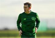 4 February 2019; Strength and Conditioning Coach Damien Doyle during a Republic of Ireland U21 training session at the FAI National Training Centre in Abbotstown, Dublin. Photo by Seb Daly/Sportsfile