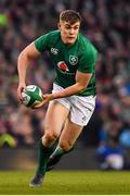 2 February 2019; Garry Ringrose of Ireland during the Guinness Six Nations Rugby Championship match between Ireland and England in the Aviva Stadium in Dublin. Photo by Brendan Moran/Sportsfile
