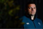 4 February 2019; Scrum coach Mike Ross poses for a portrait ahead of an Ireland Women's Rugby press conference at the Sandymount Hotel in Dublin. Photo by Ramsey Cardy/Sportsfile