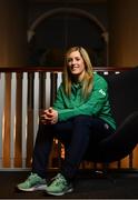 4 February 2019; Alison Miller poses for a portrait ahead of an Ireland Women's Rugby press conference at the Sandymount Hotel in Dublin. Photo by Ramsey Cardy/Sportsfile