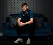 4 February 2019; Jake Flannery poses for a portrait ahead of an Ireland Under 20 Rugby press conference at the Sandymount Hotel in Dublin. Photo by Ramsey Cardy/Sportsfile