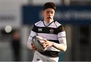 4 February 2019; Daniel Magner of Belvedere College during the Bank of Ireland Leinster Schools Junior Cup Round 1 match between Blackrock College and Belvedere College at Energia Park in Dublin. Photo by Piaras Ó Mídheach/Sportsfile