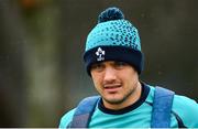 5 February 2019; Quinn Roux arrives for Ireland Rugby squad training at Carton House in Maynooth, Co. Kildare. Photo by Ramsey Cardy/Sportsfile