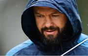 5 February 2019; Defence coach Andy Farrell arrives for Ireland Rugby squad training at Carton House in Maynooth, Co. Kildare. Photo by Ramsey Cardy/Sportsfile