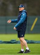5 February 2019; Head coach Joe Schmidt during Ireland Rugby squad training at Carton House in Maynooth, Co. Kildare. Photo by Ramsey Cardy/Sportsfile