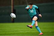 5 February 2019; Jacob Stockdale during Ireland Rugby squad training at Carton House in Maynooth, Co. Kildare. Photo by Ramsey Cardy/Sportsfile