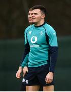 5 February 2019; Jacob Stockdale during Ireland Rugby squad training at Carton House in Maynooth, Co. Kildare. Photo by Ramsey Cardy/Sportsfile