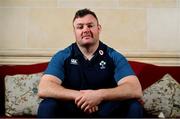 5 February 2019; Dave Kilcoyne poses for a portrait following an Ireland Rugby press conference at Carton House in Maynooth, Co. Kildare. Photo by Ramsey Cardy/Sportsfile