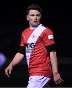 1 February 2019; Dean Clarke of St Patrick's Athletic during the pre-season friendly match between Shelbourne and St Patrick's Athletic at the AUL Complex in Clonshaugh, Dublin. Photo by Stephen McCarthy/Sportsfile