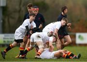 5 February 2019; Adam Tymlin of Presentation College Bray during the Bank of Ireland Leinster Schools Junior Cup Round 1 match between Wesley College and Presentation College Bray at Kirwan Park in Dublin. Photo by Eóin Noonan/Sportsfile