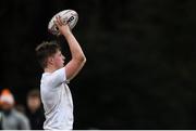 5 February 2019; Flyn Pyper of Presentation College Bray during the Bank of Ireland Leinster Schools Junior Cup Round 1 match between Wesley College and Presentation College Bray at Kirwan Park in Dublin. Photo by Eóin Noonan/Sportsfile