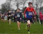 3 February 2019; Oisin Hayes of Derg AC competing in the Boys U15 2500m during the Irish Life Health National Intermediate, Master, Juvenile B & Relays Cross Country at Dundalk IT in Dundalk, Co. Louth Photo by Harry Murphy/Sportsfile